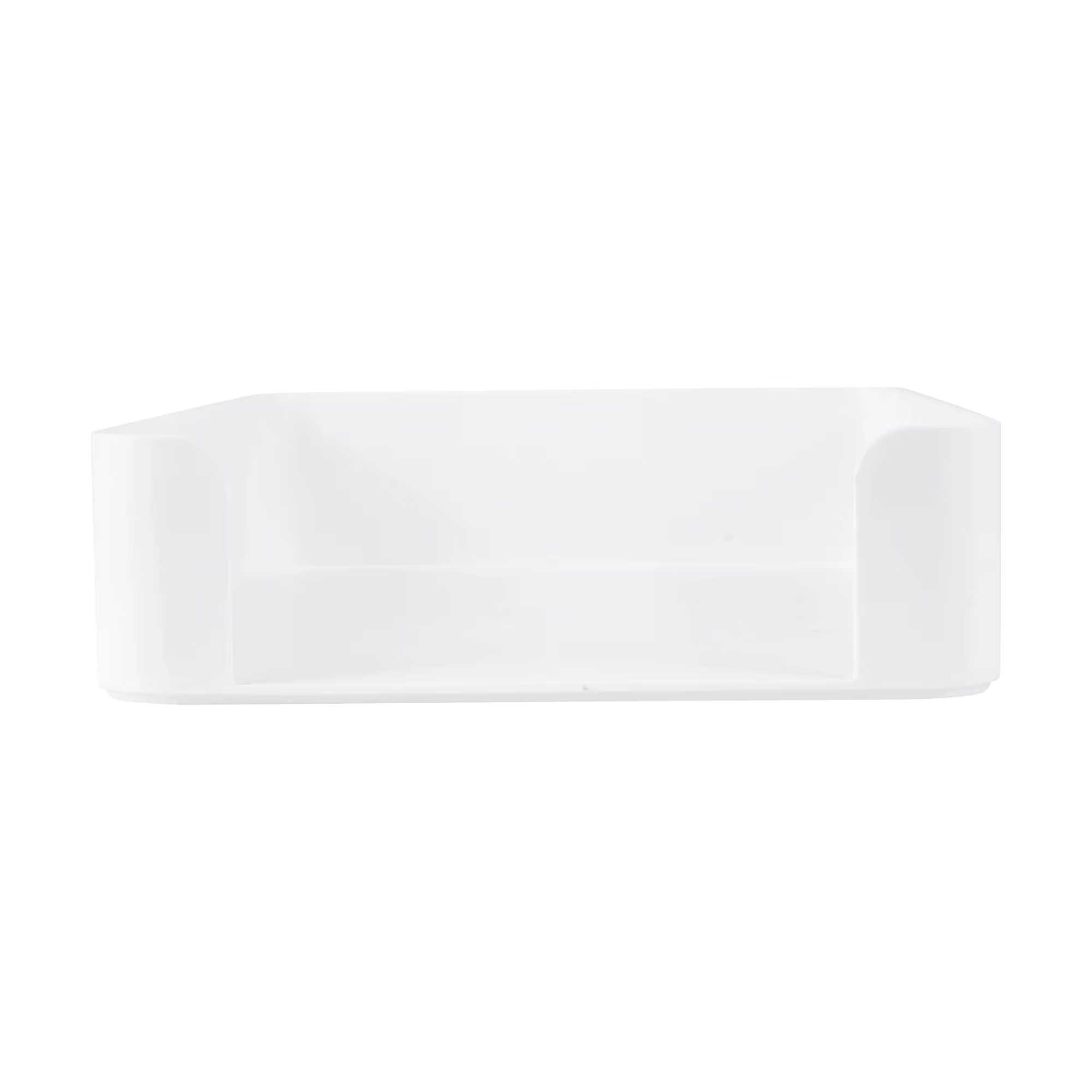 White Plastic Tray for Document & Stationery Organisation