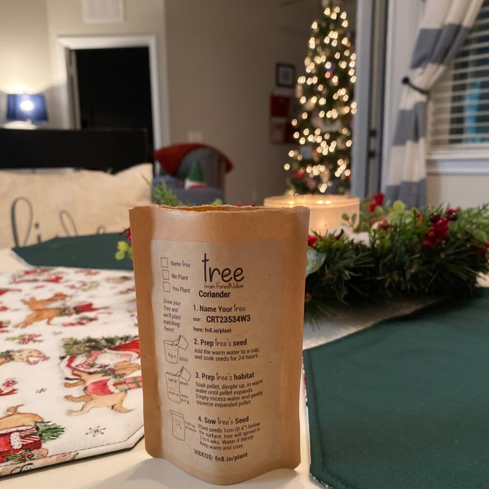 Merry Christmas Holiday Greetings Pack, We Plant 60 More Trees