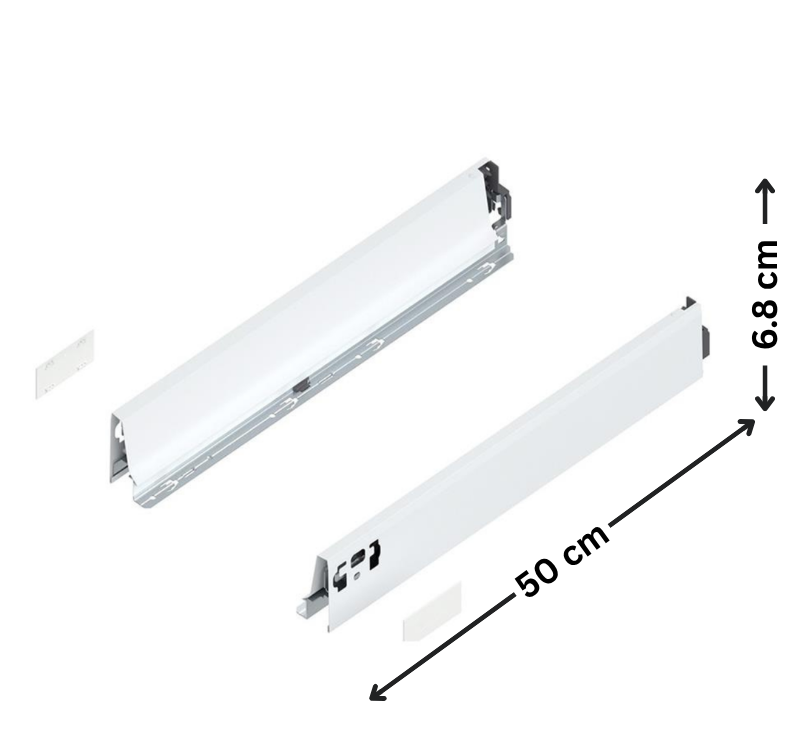 Antaro Runner 500 mm – M Height for Pull-Out Bins