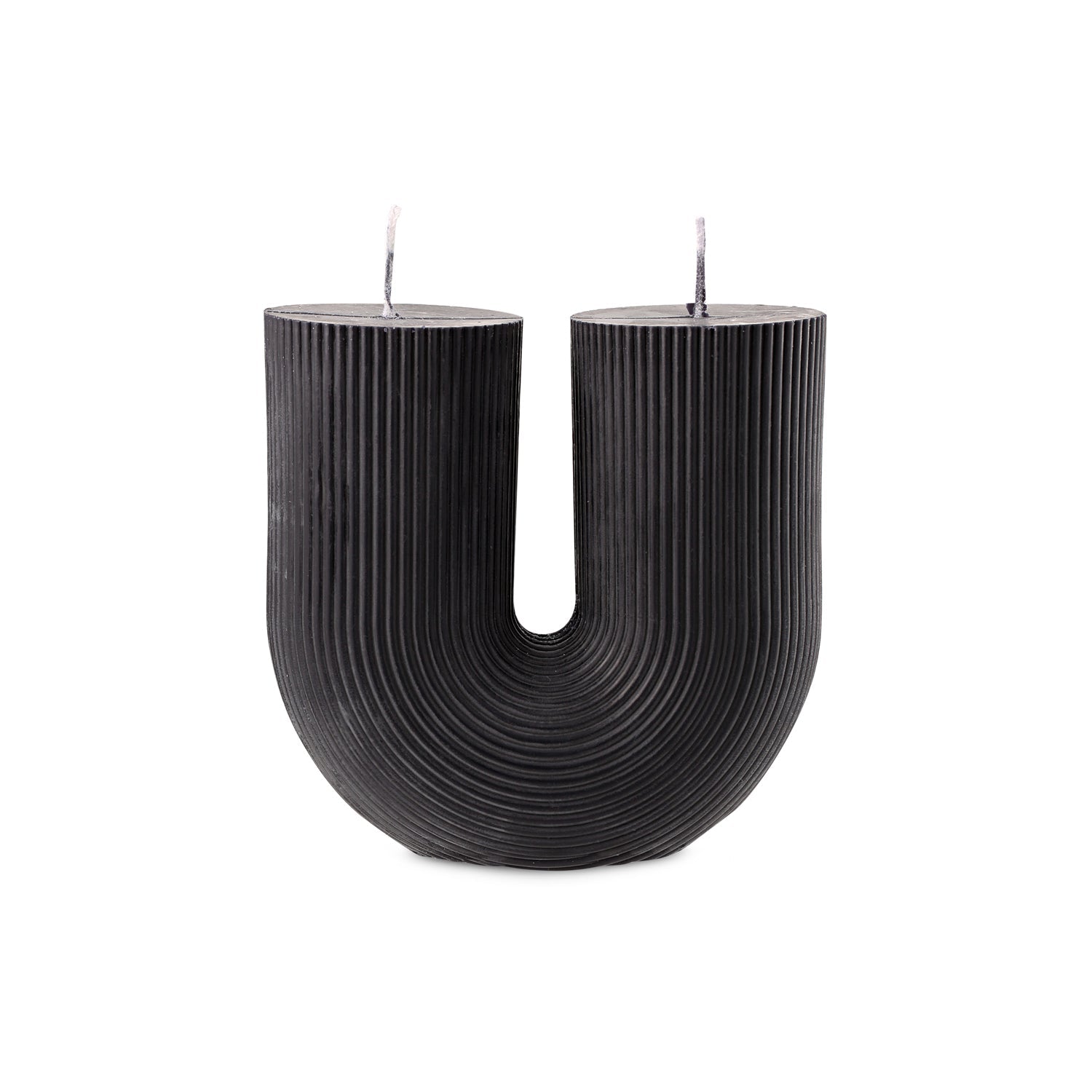 Arch Candle-Black-Cranberry