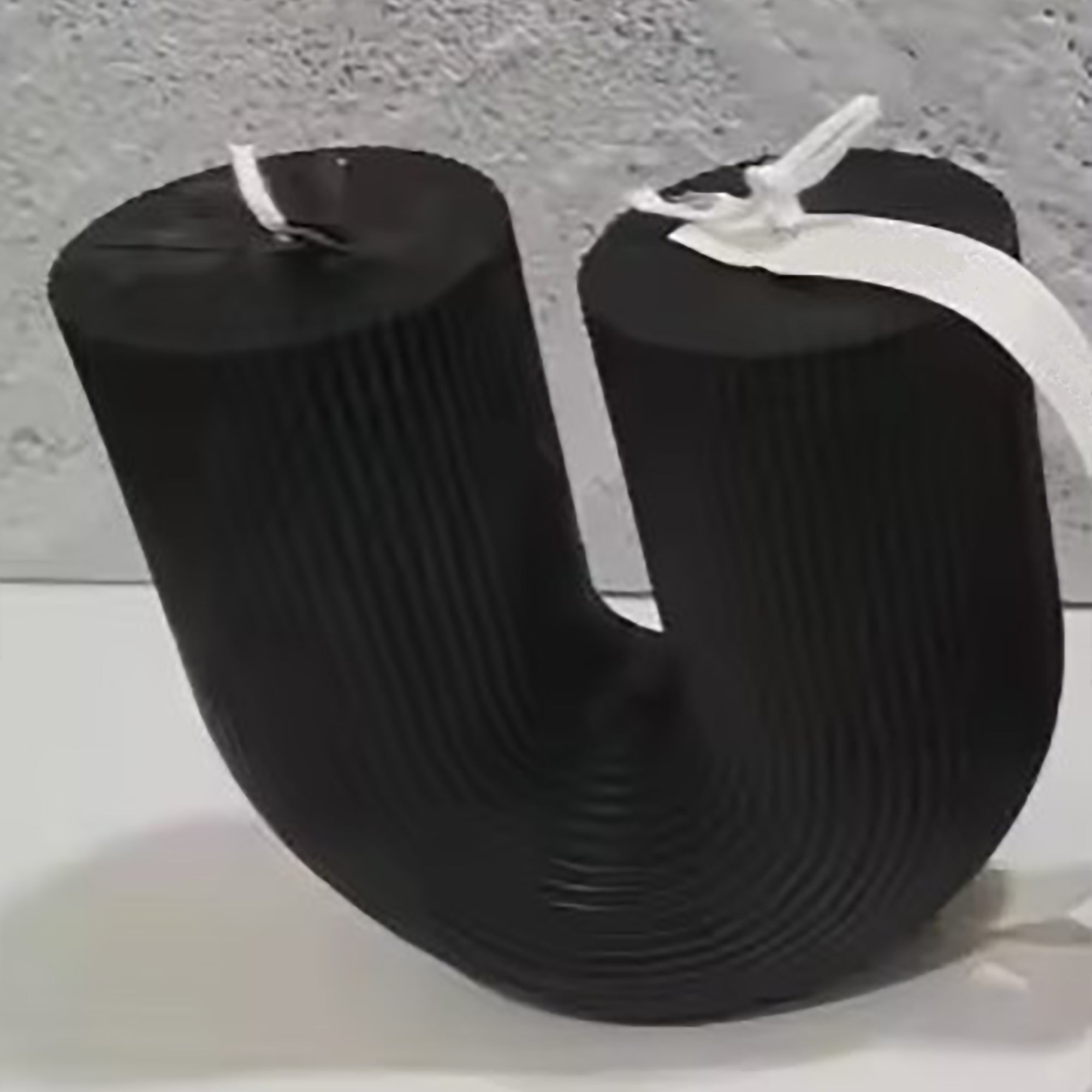 Arch Candle-Black-Cranberry