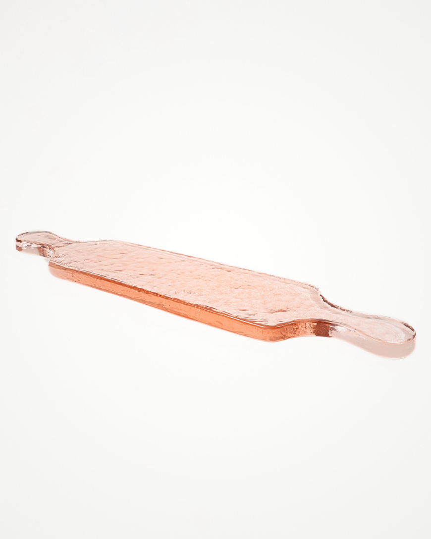 Hammered Glass Long Serving Board