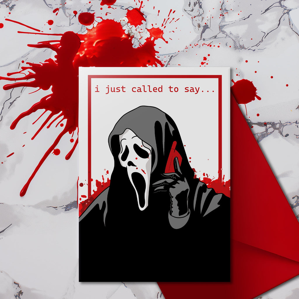 Ghostface Custom Any-Occasion Card