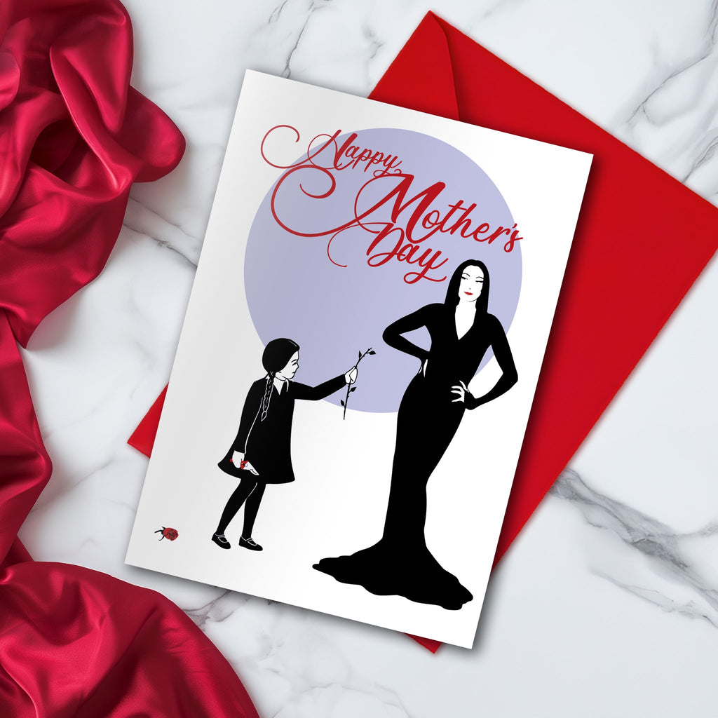 Morticia Mother's Day Card