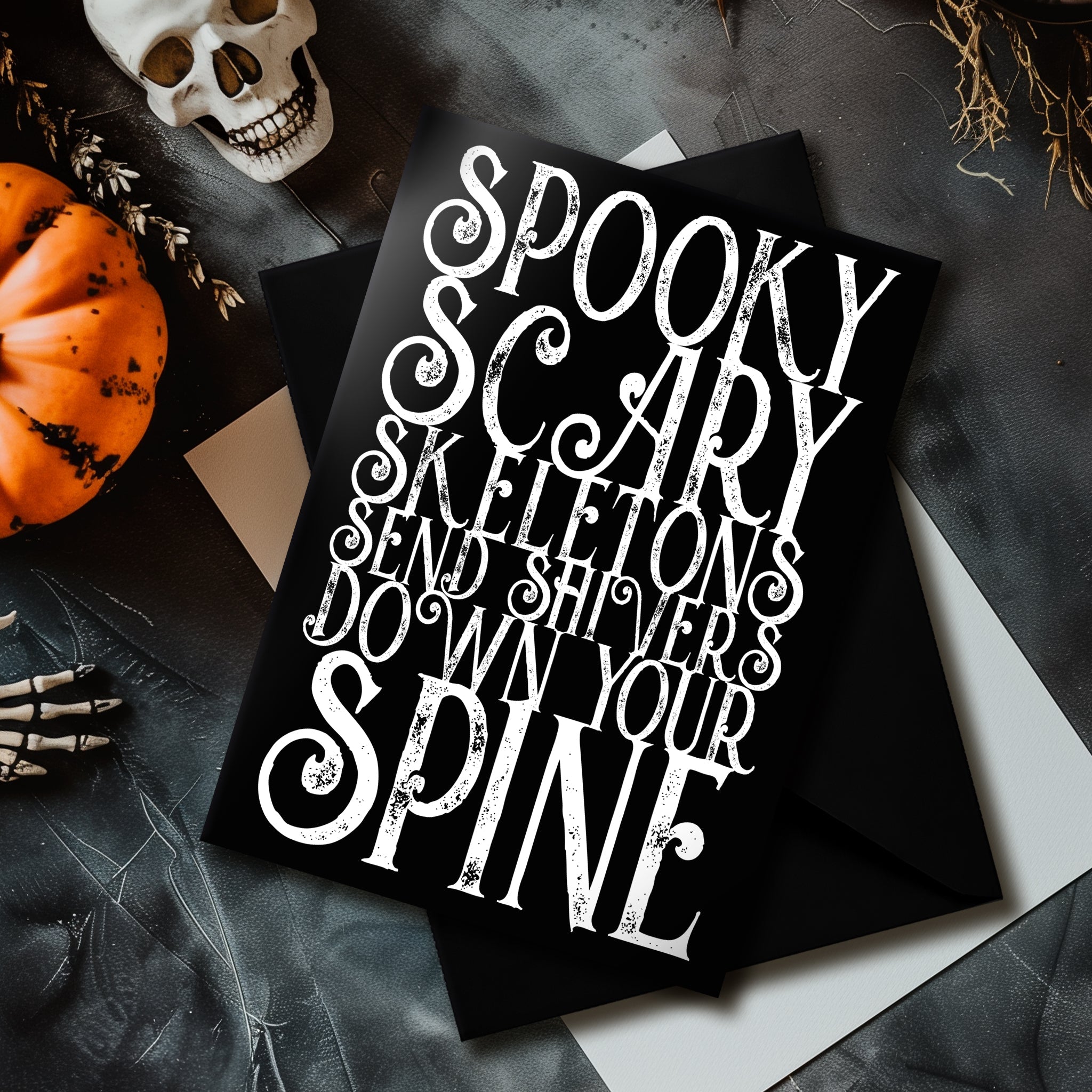 Spooky Scary Halloween Card