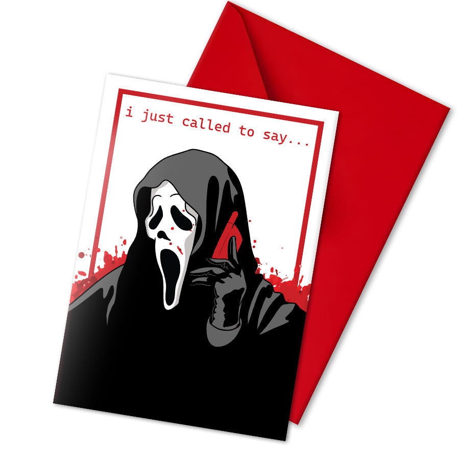 Ghostface Custom Any-Occasion Card