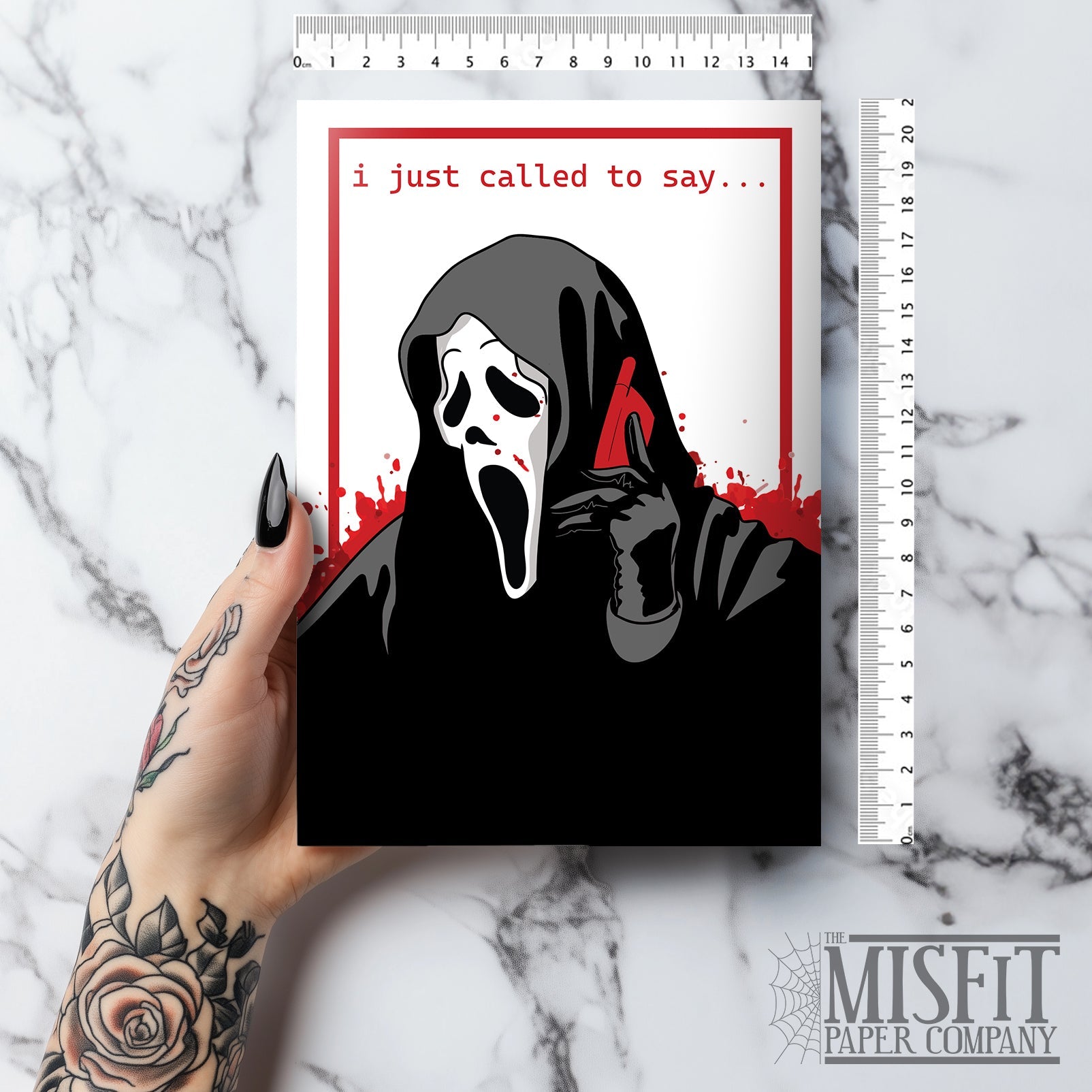 Ghostface Custom Any-Occasion Card