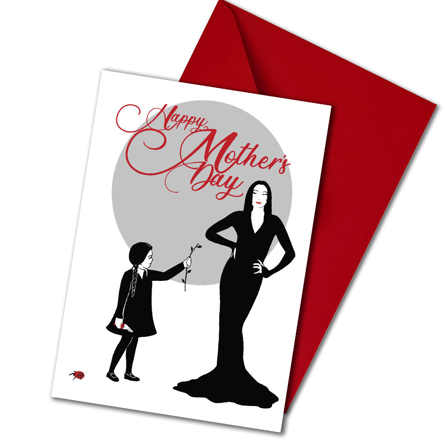 Morticia Mother's Day Card