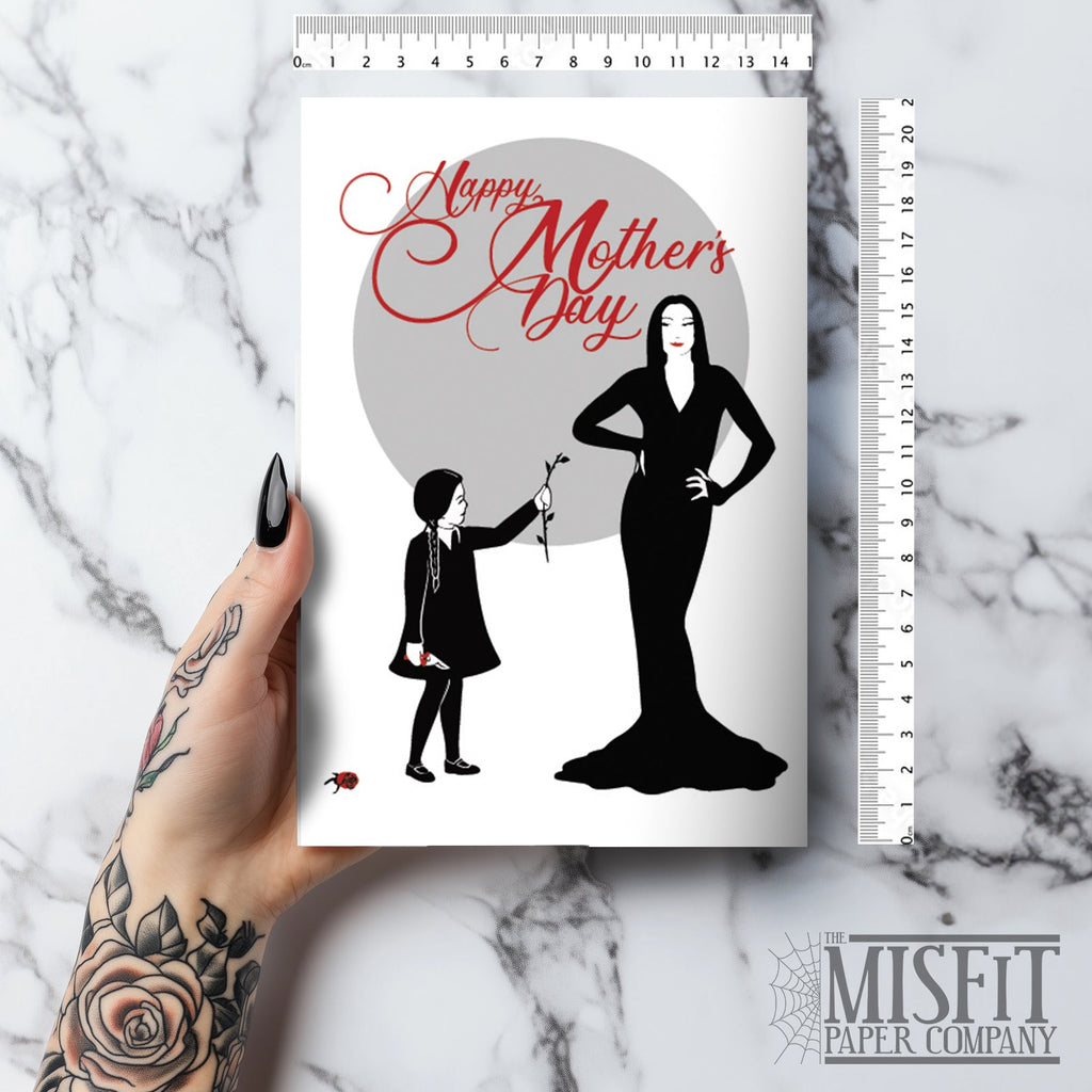 Morticia Mother's Day Card