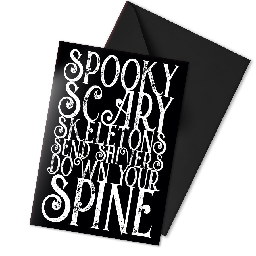 Spooky Scary Halloween Card