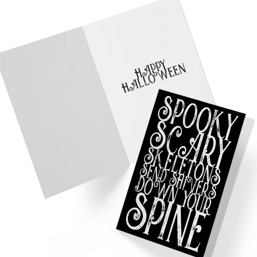 Spooky Scary Halloween Card