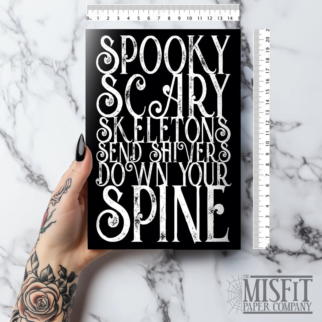 Spooky Scary Halloween Card