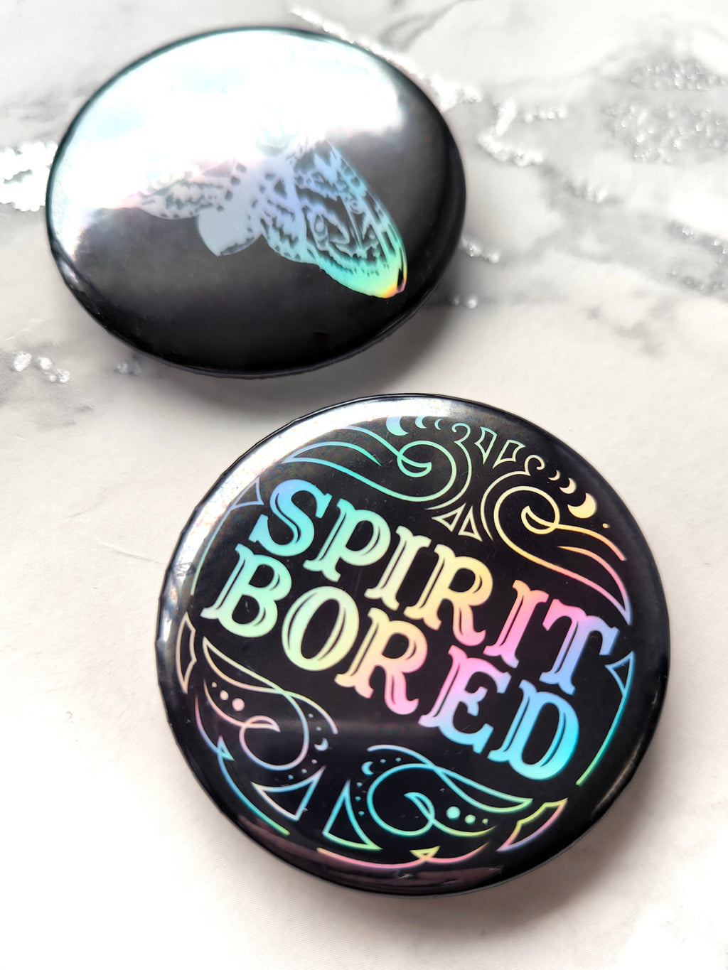 Holo Ouija Badges - 2 pk