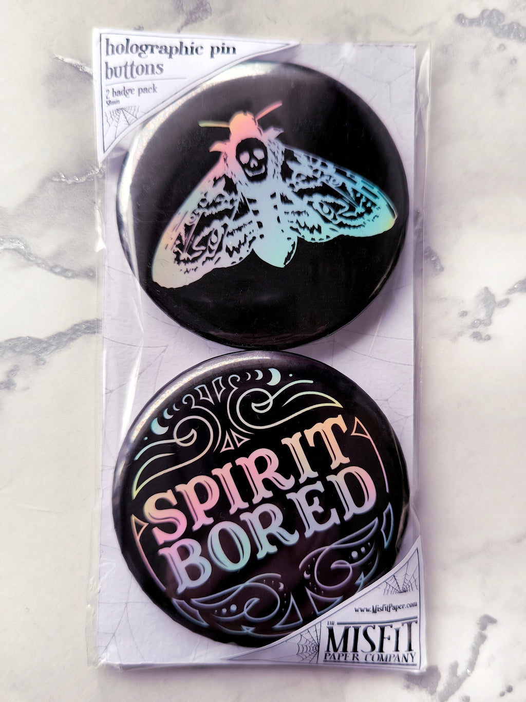 Holo Ouija Badges - 2 pk