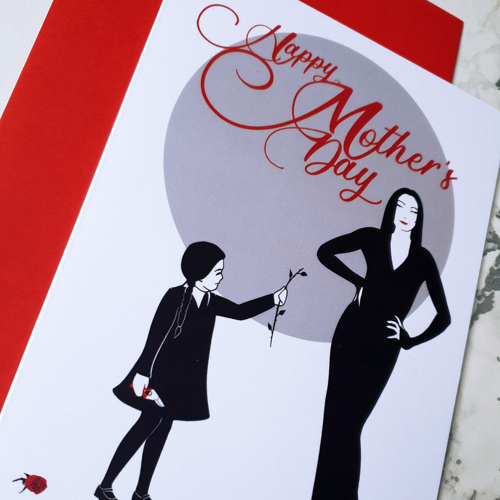 Morticia Mother's Day Card