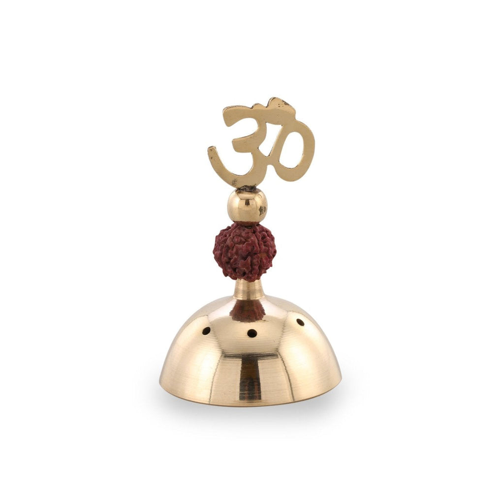 Brass Rudraksh Incense Stick ( Agarbatti ) Holder
