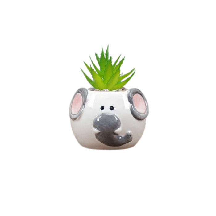 Cute Elephant Succulent Planter