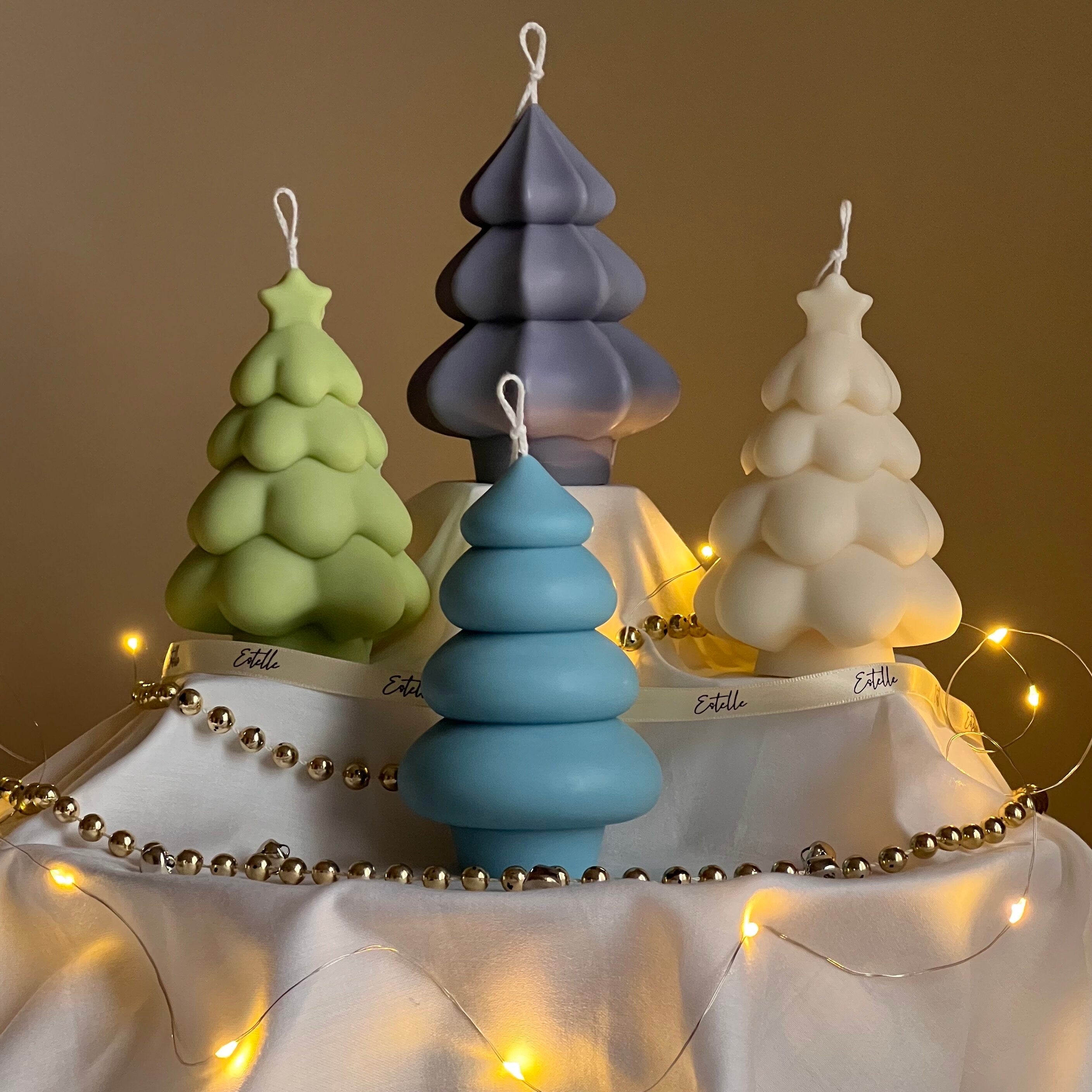 Cute Christmas Tree Candle
