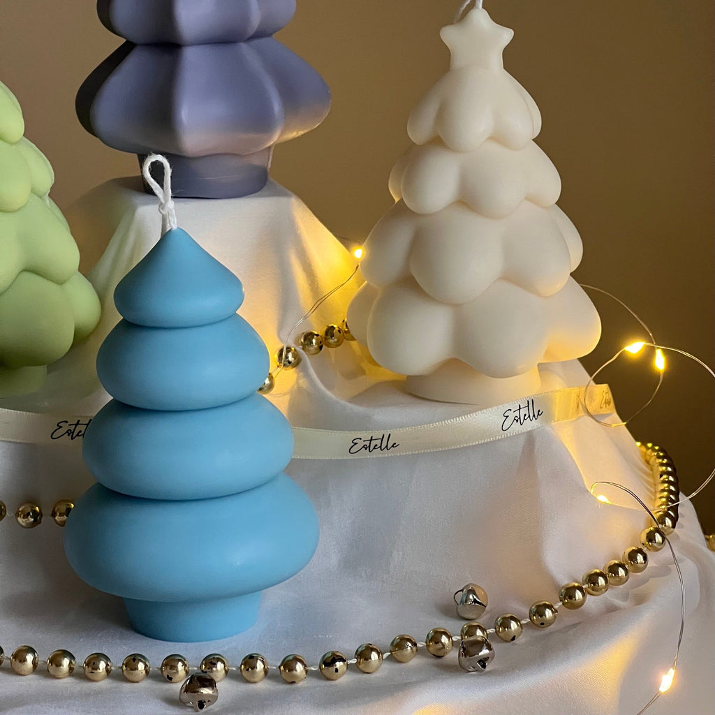 Cute Christmas Tree Candle